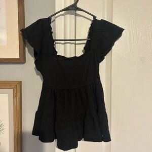 Altar'd State Black Crop Top